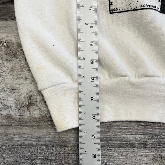 Vintage 80s 90s Handyman Excuses White Men L Pullover Funny Joke Sweatshirt - Picture 9 of 9